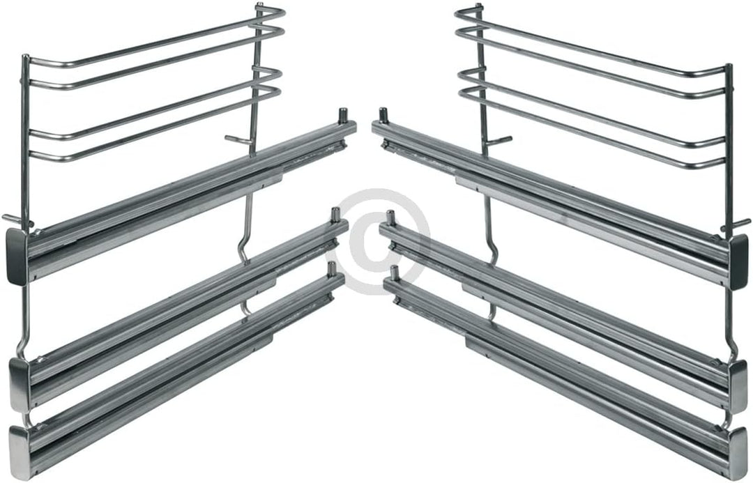 Teleskopauszug kompatibel mit BOSCH 00708430 HEZ338357 Vollauszug 3fach rechts und links für Backofe