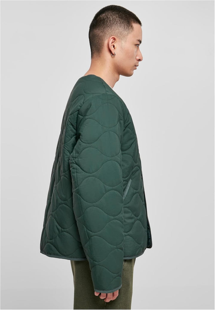 Urban Classics Herren Liner Jacket S bottlegreen, S bottlegreen