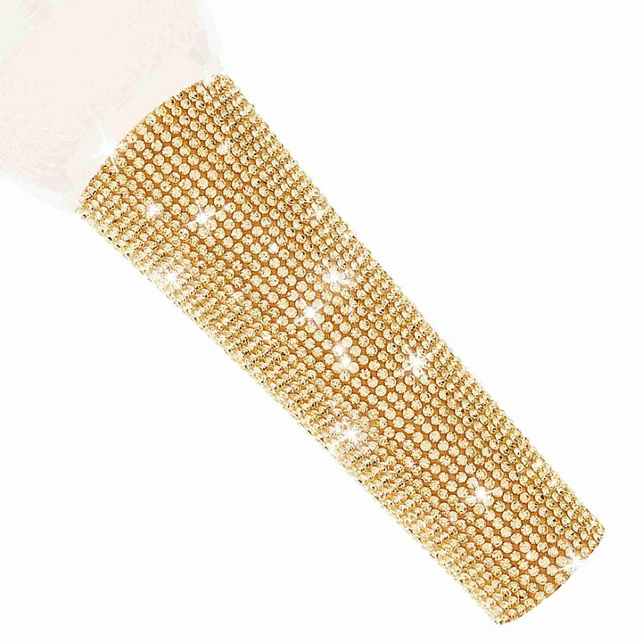RhymKawa B58 Champagner Gold Mikrofon-Griff Hülle kompatibel mit Shure Wired Mikrofon SM58LC, Beta 5