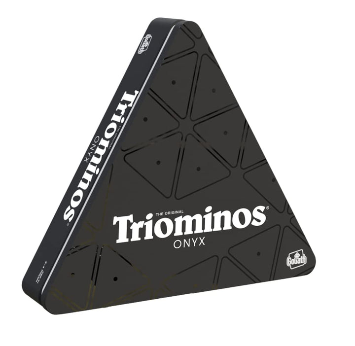 Triominos Onyx, Brettspiele ab 6 Jahren, Gesellschaftsspiele für 2 bis 4 Spieler, Spiele für Kinder