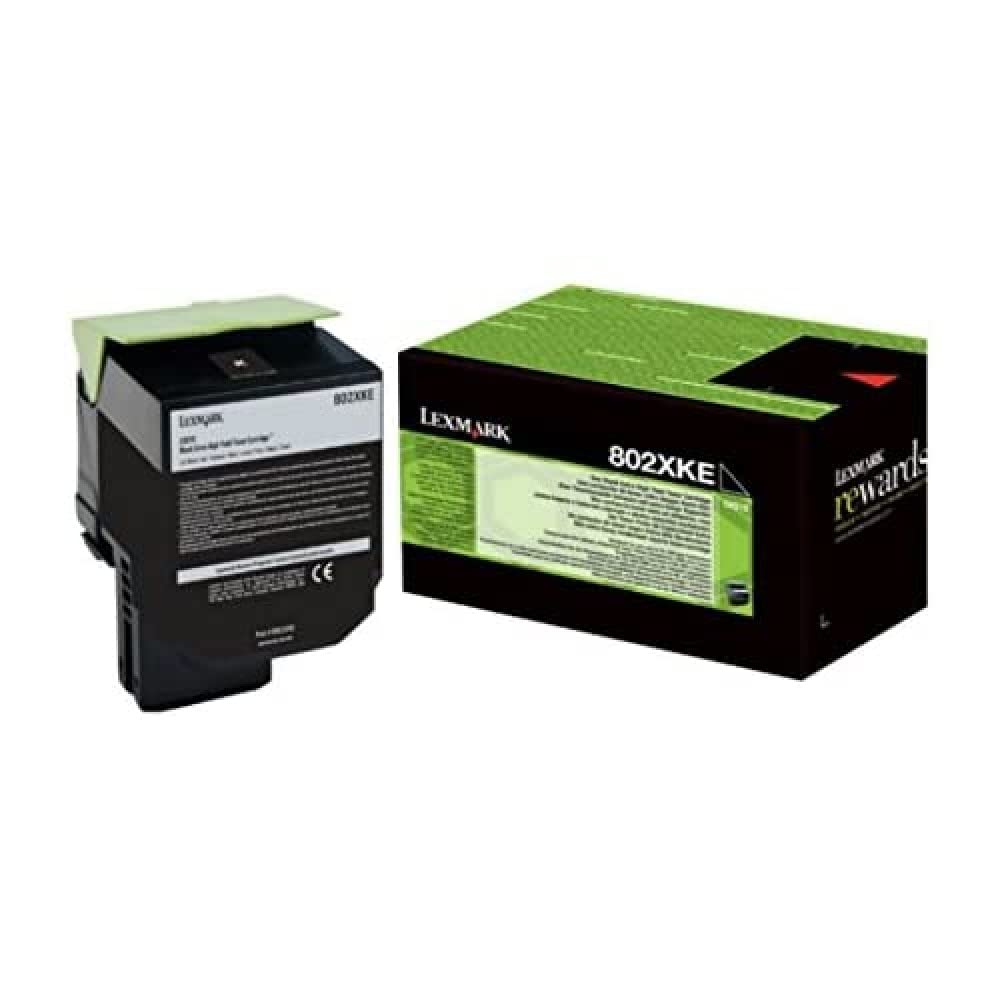 Lexmark 802Xke Toner Schwarz Standardkapazitã¤T 8.000 Seiten 1er-Pack Corporate, 1914946
