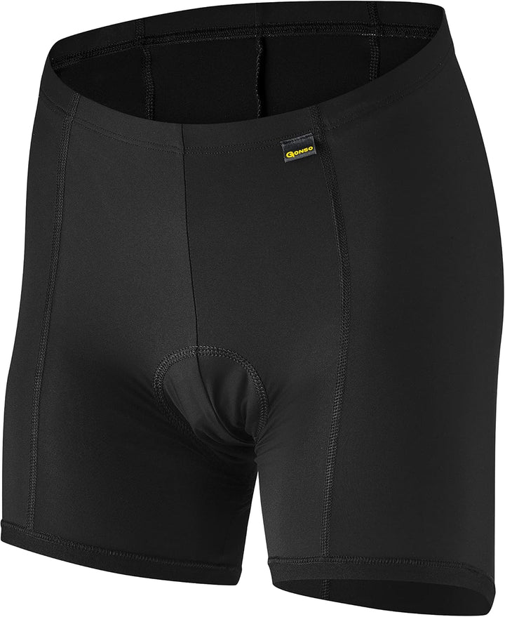 Gonso Damen Fahrradunterhose Sitivo U W, Black / Bright Green