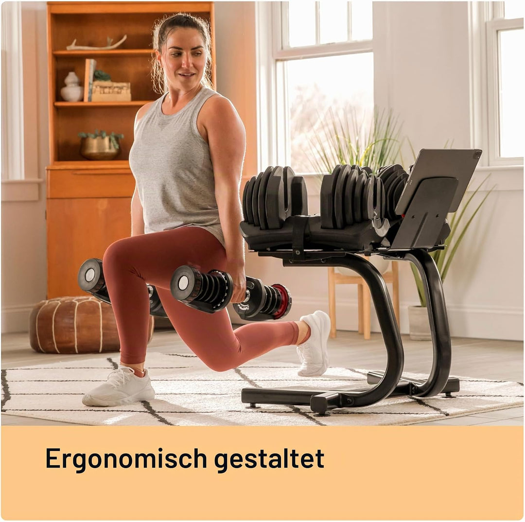 Bowflex Hantelständer mit Media Rack EU