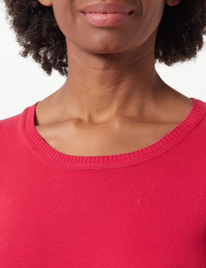 United Colors of Benetton Pullover Damen S Dunkelrot 19d, S Dunkelrot 19d