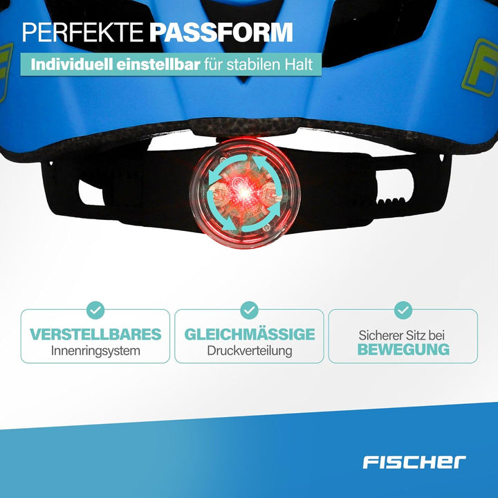 FISCHER Unisex – Erwachsene Urban Lano Fahrradhelm L/XL, 58-61 cm Blau-Gelb, L/XL, 58-61 cm Blau-Gel