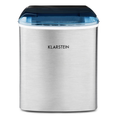 Klarstein On-The-Rocks - Eismaschine, Eiswürfelbereiter, Eiswürfelmaschine, 12 kg / 24 h, 120W, 2 Wü