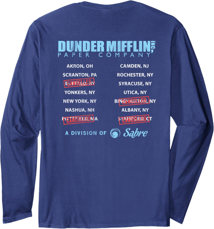 The Office Dunder Mifflin Tour Langarmshirt