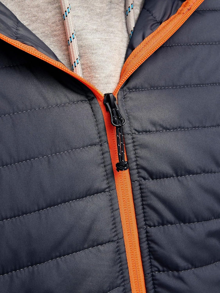 Jack & Jones Male Hybridjacke Plus Size Hybridjacke XXL Grey Melange, XXL Grey Melange