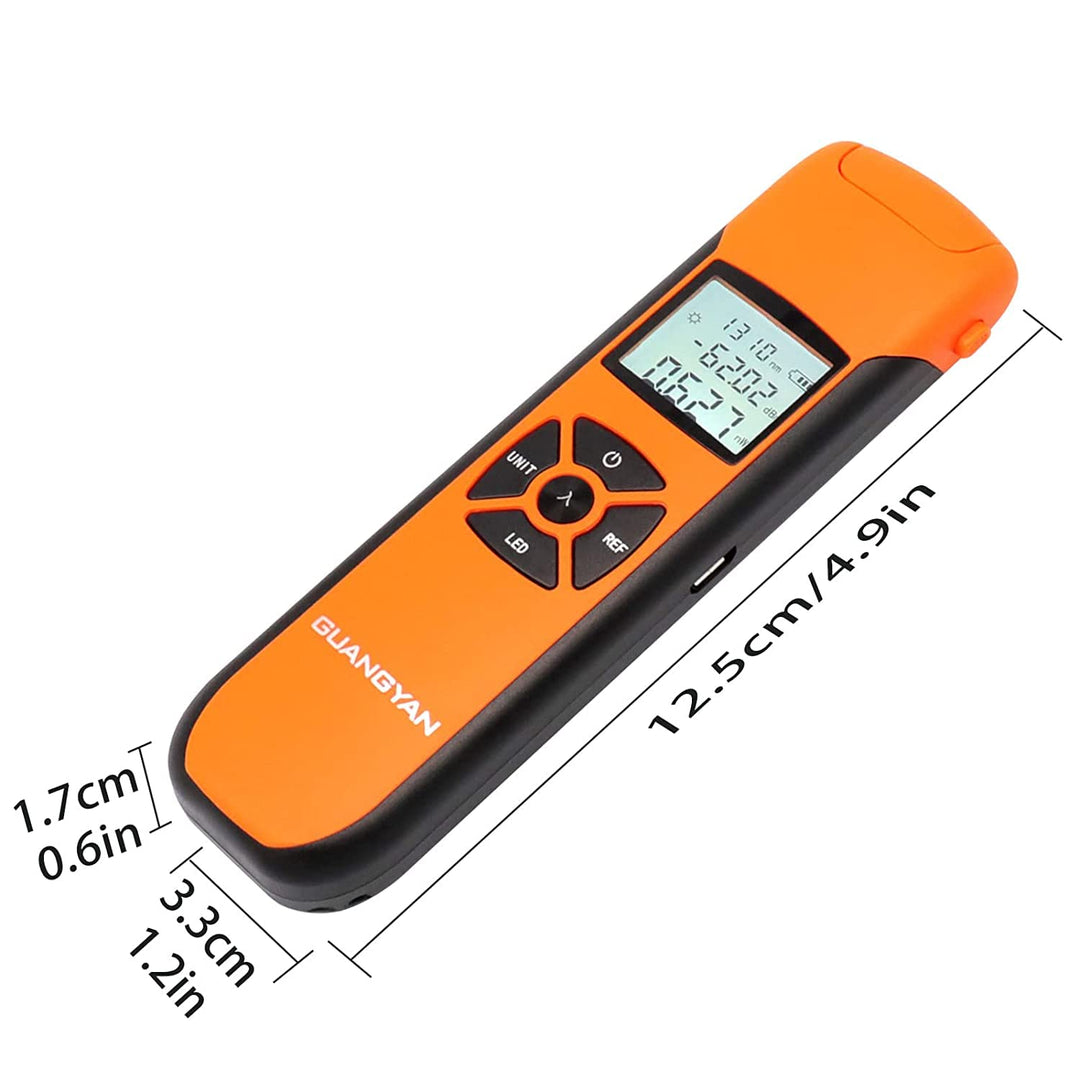 Mini-Glasfaser-Leistungsmesser Photometer -70~+10 dBm Faserlichtmesser Zum Testen Von 7 Kalibrierten