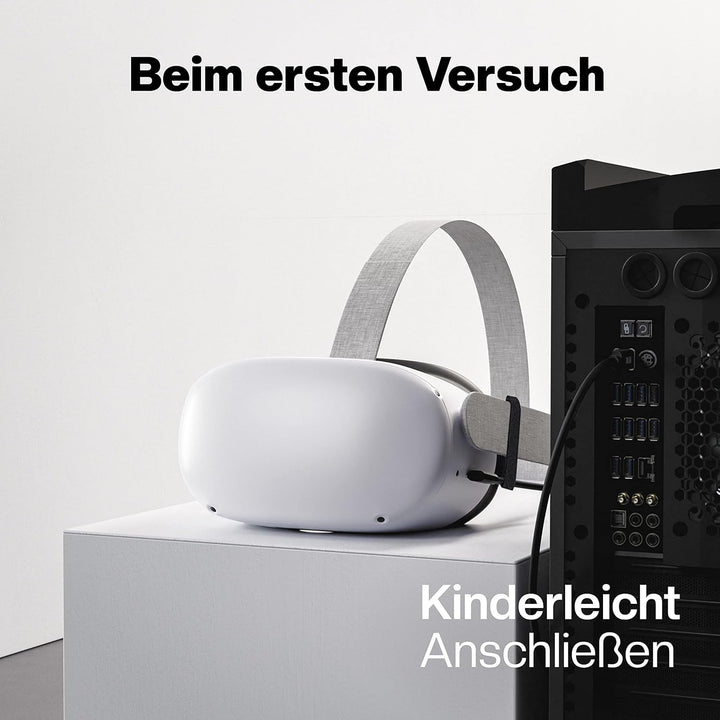 CABLETEX 5m Link Kabel für Meta Quest 3, Oculus Quest 2, PICO 4, PSVR2, Steam VR – USB 3.2 USB C Kab
