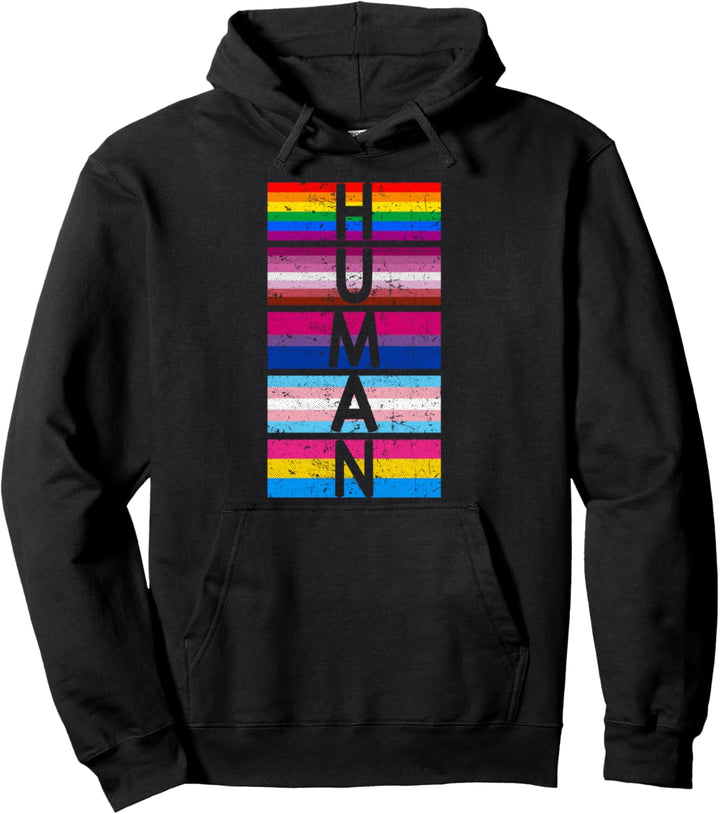 Human Lesbian Schwul Homo Outfit LGBT Gay Homosexualität Pullover Hoodie