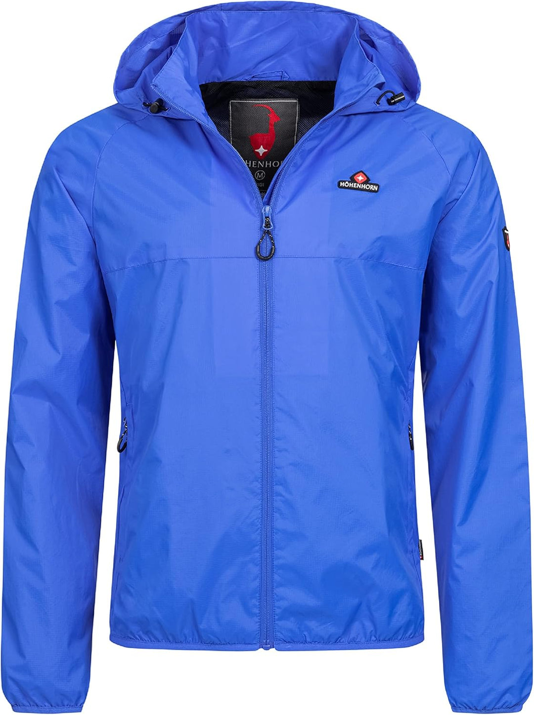 Höhenhorn Rigi Herren Regen Jacke Outdoor Rain Freizeitjacke Kapuze Regenjacke S Blau, S Blau