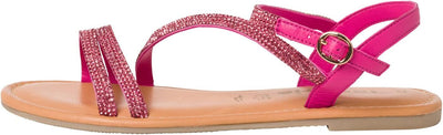 Tamaris Damen Sandaletten, Frauen Sandalen,TOUCHit-Fussbett 37 EU Pink Fuxia Glam, 37 EU Pink Fuxia