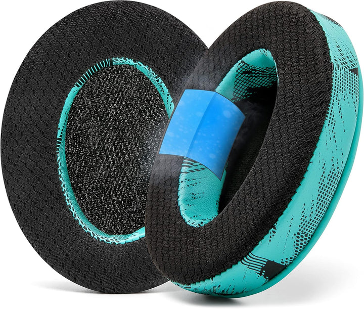 WC Freeze Hybrid Fabric Cooling Gel Ersatz-Ohrpolster – kompatibel mit HyperX Cloud, Steelseries Arc