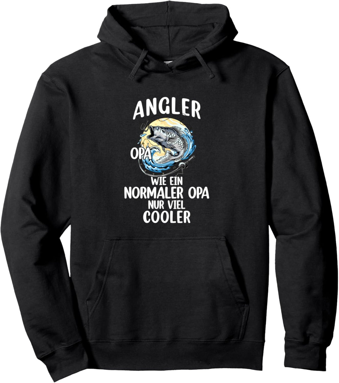 Angler Opa Ich Werde Grandpa Lustig Enkelin Oma Weltbester Pullover Hoodie