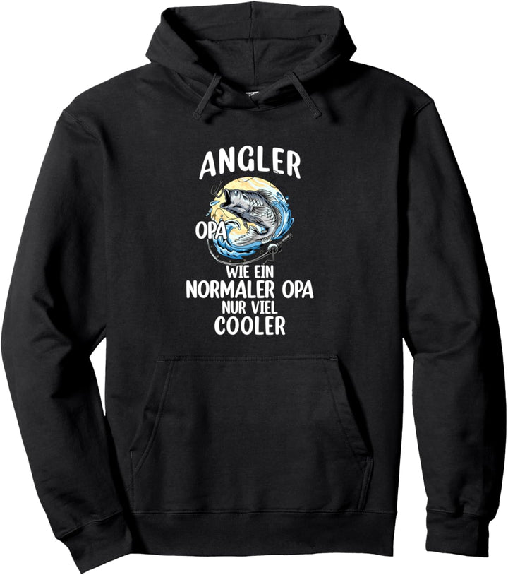 Angler Opa Ich Werde Grandpa Lustig Enkelin Oma Weltbester Pullover Hoodie