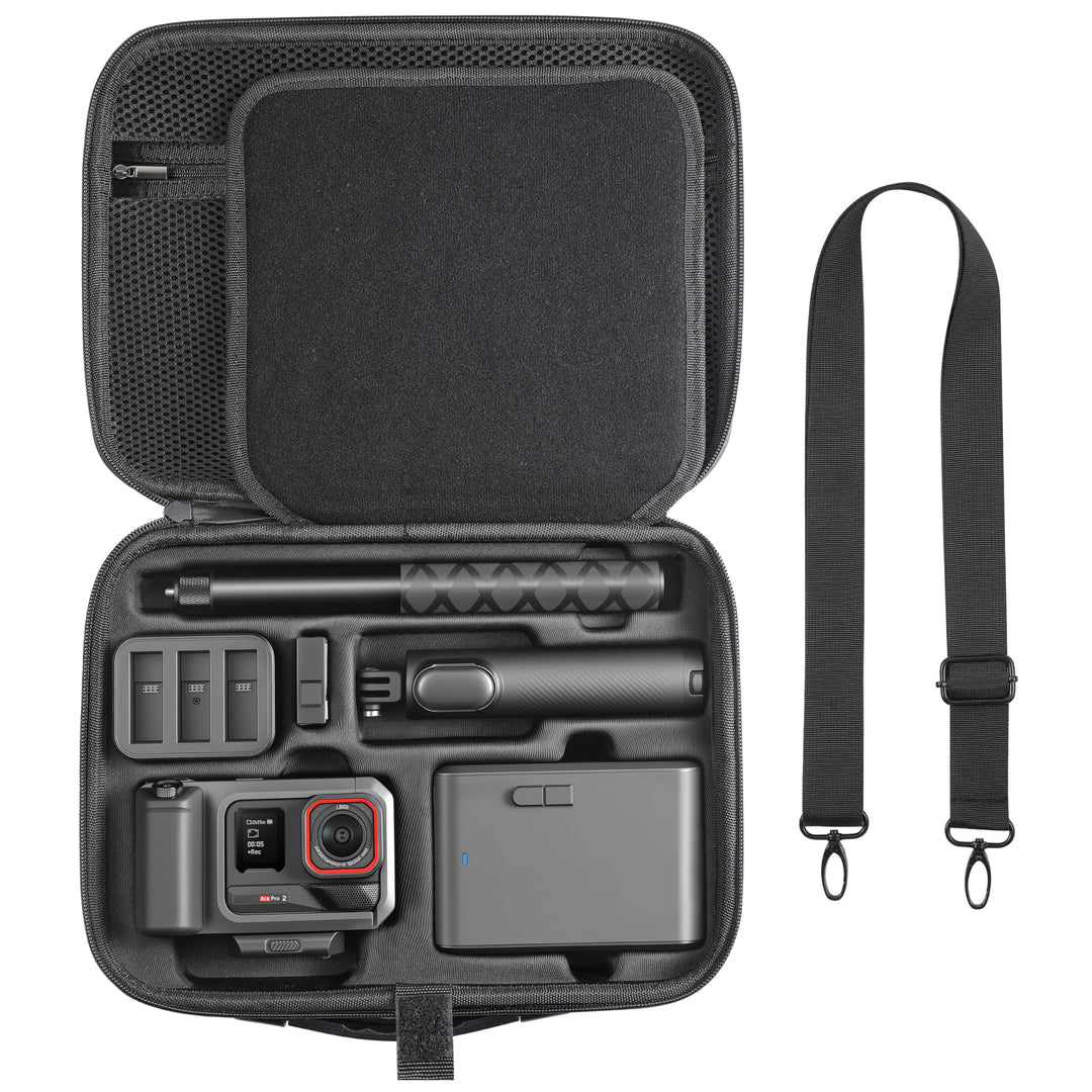 Tasche für Insta360 ACE Pro/Ace Pro 2 Xplorer Grip Pro Flash Print Bundle Case Zubehör Hard Storage