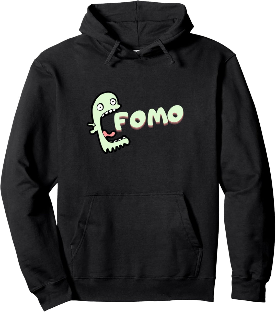 Fomo Monster .Angst an der Börse was zu verpassen Pullover Hoodie