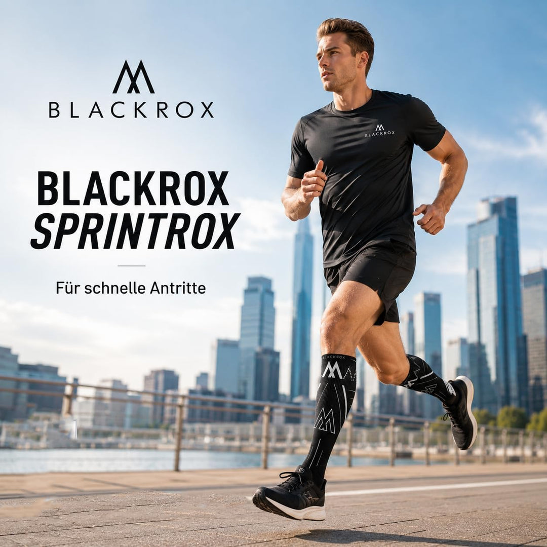 BLACKROX Kompressionsstrümpfe Sport Astropreform Kompressionssocken Vergleichssieger Sportkompressio