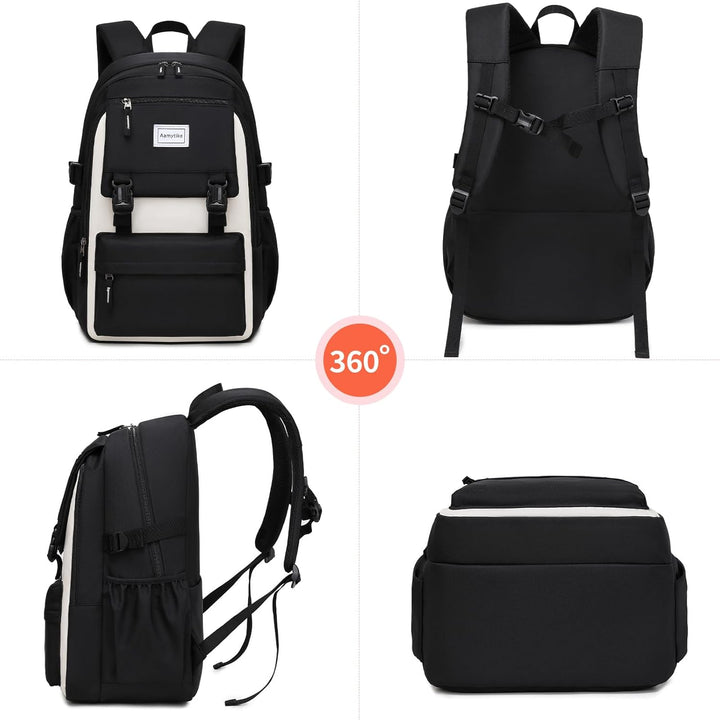 Aamytike Schulrucksack Mädchen Teenager Schule Rucksack Damen Schulranzen Maedchen Wasserdicht Kinde