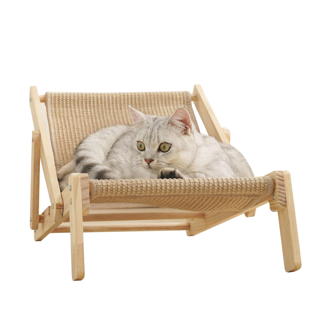 Katzen Sisal Stuhl - Katzenbett | Katzen-Hochbett | Katzen Hängematte | Katzenstuhl Lounge Balkon Si