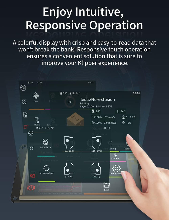 BIGTREETECH TFT35 SPI V2.1 Graphic Smart Display Kompatibel mit BTT Manta M8P/M4P/M5P, Manta E3EZ St