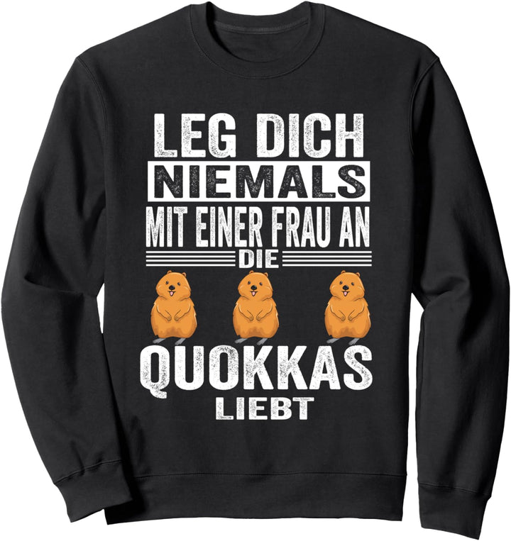 Quokka Kurzschwanzkänguru Australien Sweatshirt