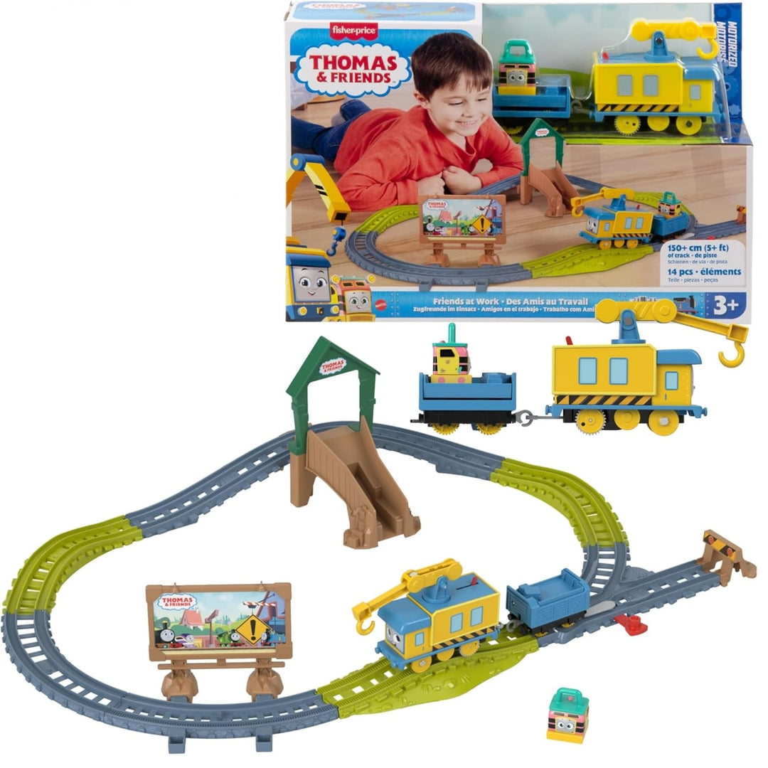 Thomas & Seine Freunde Busy Friends Lokomotive + Schienen-Set