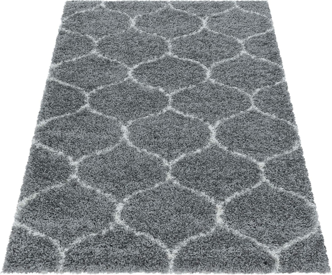 Hochflor Teppich Wohnzimmer im Skandinavischen Stil Skandinavisches Design Läufer Teppich Flauschige