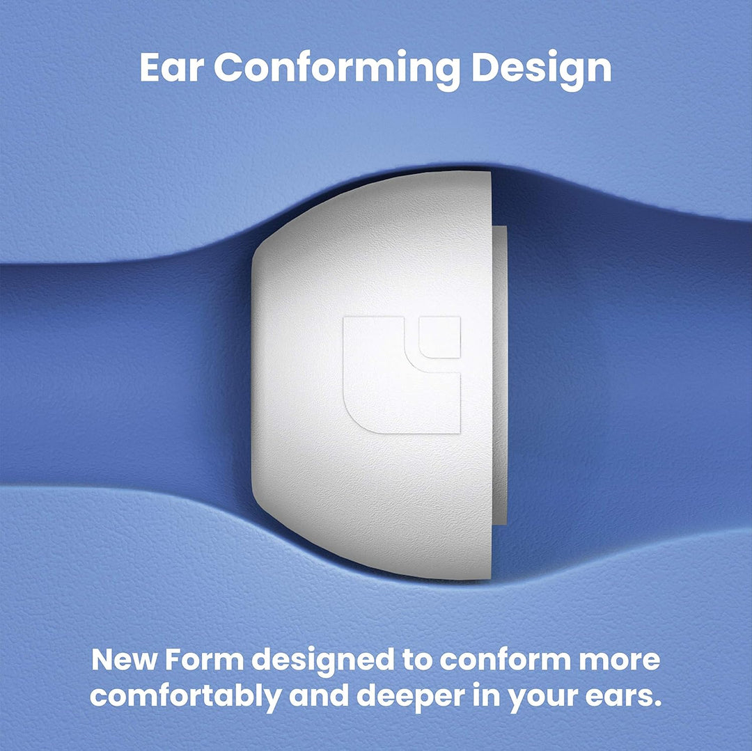 Foam Masters Ohrstöpsel aus Memory-Schaum für AirPods Pro 1. und 2. Generation, 3 Paar, 4.0, bequem,
