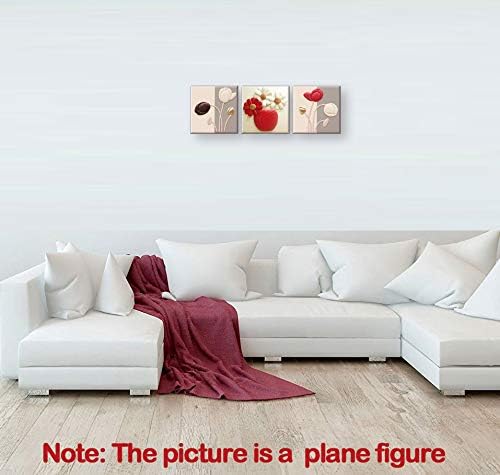 Piy Painting Kunstdruck auf Leinwand, elegante Tulpen, Gemälde, Gänseblümchen, repräsentiert reine L