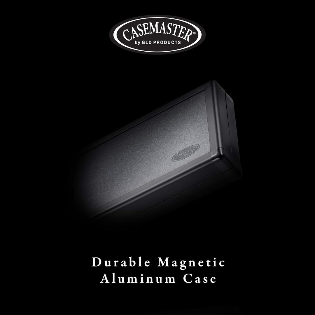 Casemaster Uni-Erwachsene Unheimliches Aluminiumgehäuse, Mattes Schwarz