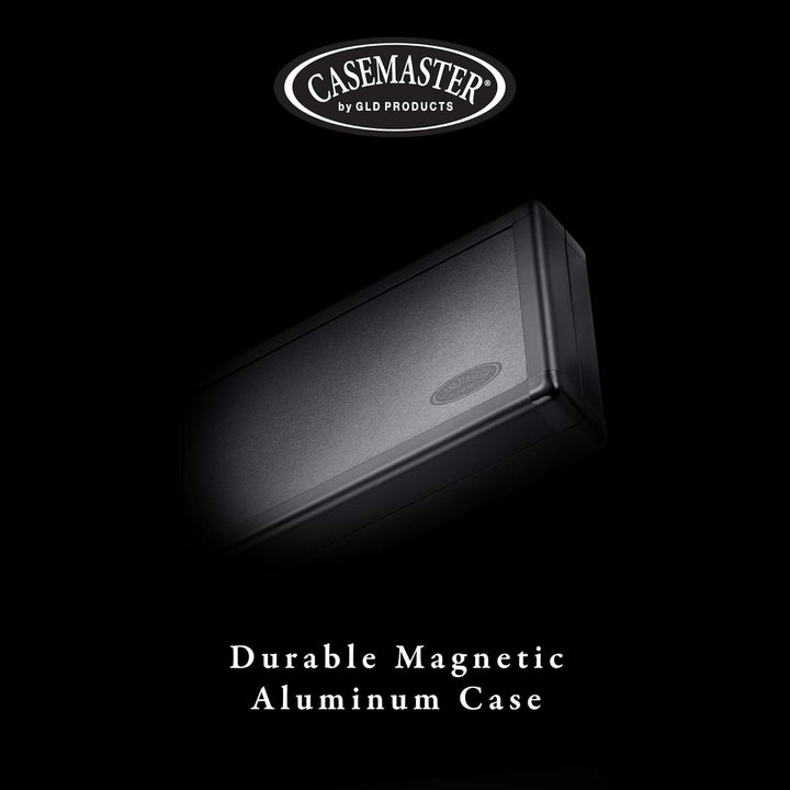 Casemaster Uni-Erwachsene Unheimliches Aluminiumgehäuse, Mattes Schwarz