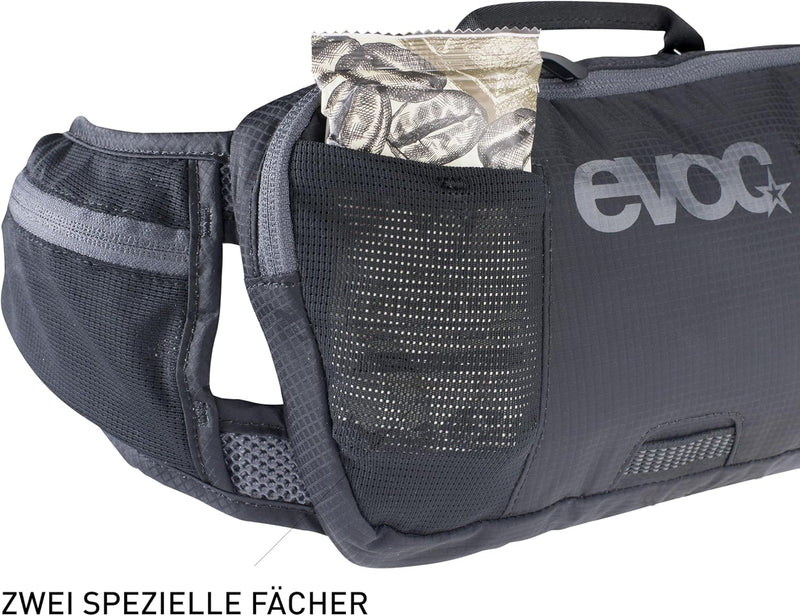 EVOC HIP Pouch 1 Hüfttasche Bauchtasche Hüftbeutel für Bike-Touren & Trails (1l Fassungsvermögen, AI