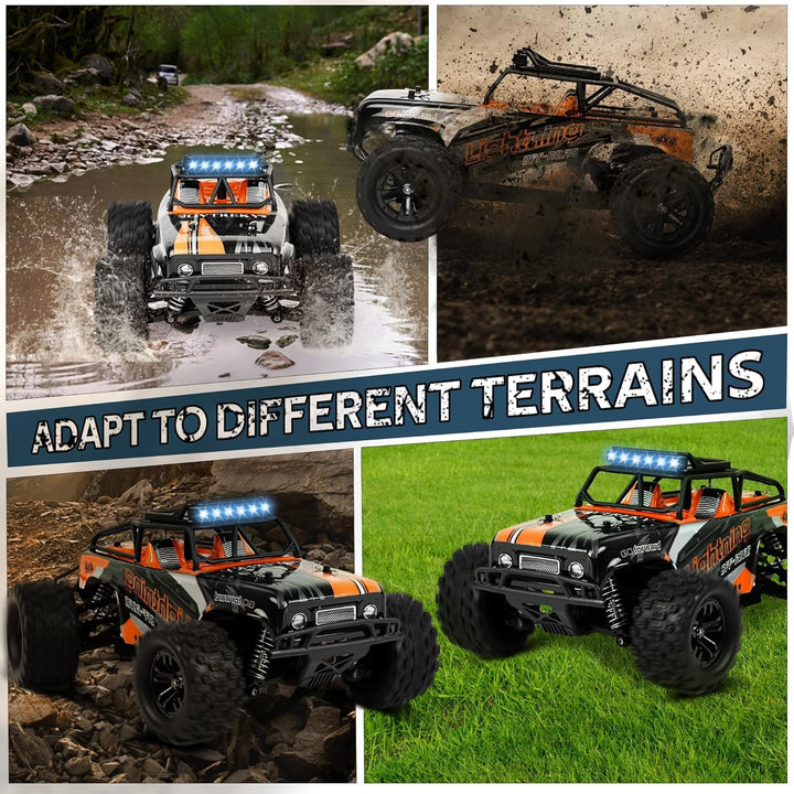 JOYTREKY Ferngesteuertes Auto, RC Auto 1：18 Monster Truck 45KM/H 4WD Geschenk fürTeenager Erwachsene