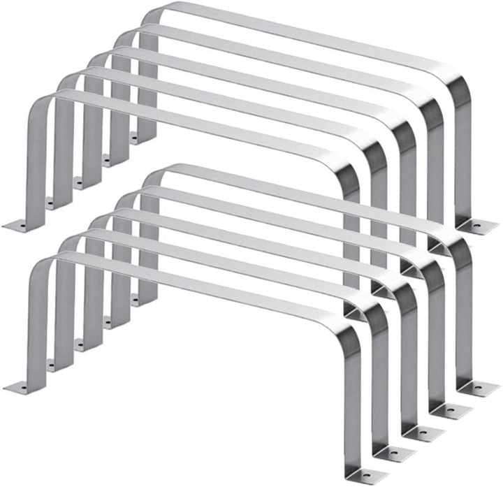 10er SET F-RSS Flachkanalhalterung/Halterung/Compair flow (System Ø 150)