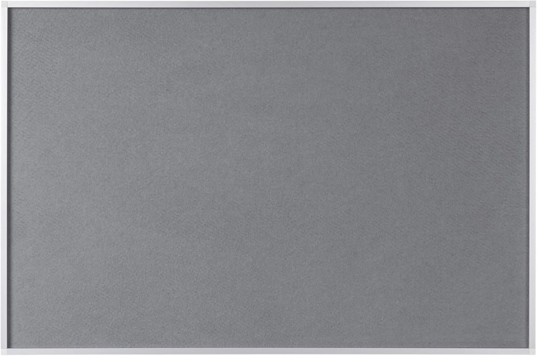 Bi-Office Filztafel New Generation, Pinnwand mit Aluminiumrahmen, 90 x 60 cm, Grau 90x60 cm Grau, 90