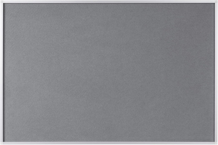 Bi-Office Filztafel New Generation, Pinnwand mit Aluminiumrahmen, 90 x 60 cm, Grau 90x60 cm Grau, 90