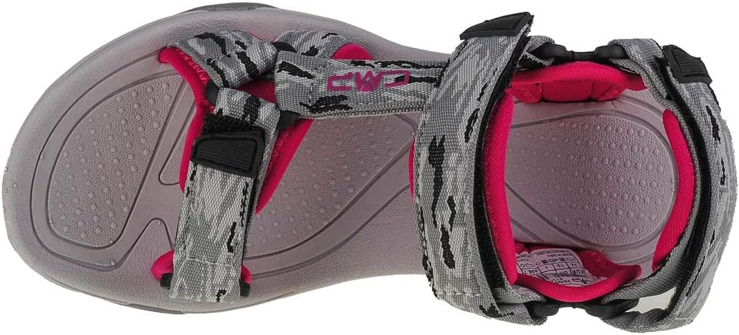 CMP Herren Kids Hamal Hiking Sandal Sportsandale 28 EU Nero Ghiaccio, 28 EU Nero Ghiaccio
