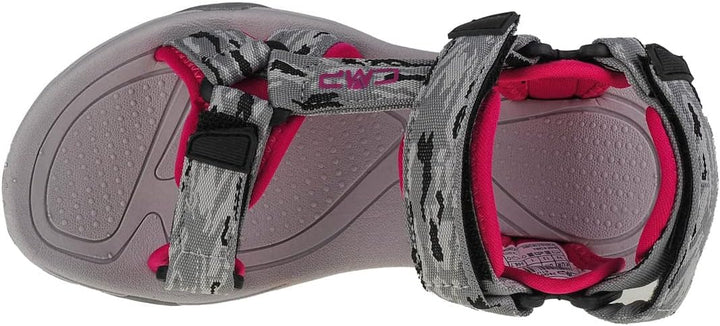 CMP Herren Kids Hamal Hiking Sandal Sportsandale 28 EU Nero Ghiaccio, 28 EU Nero Ghiaccio