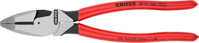 Knipex Kraft-Kombizange "Lineman's Pliers" amerikanisches Modell schwarz atramentiert, mit rutschhem