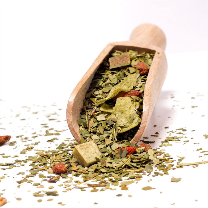 Verde Mate und Yaguar Mate Tee Set 1kg - Yerba Mate Frutos Tropicales und Coconut 2x500g - Fruchtige