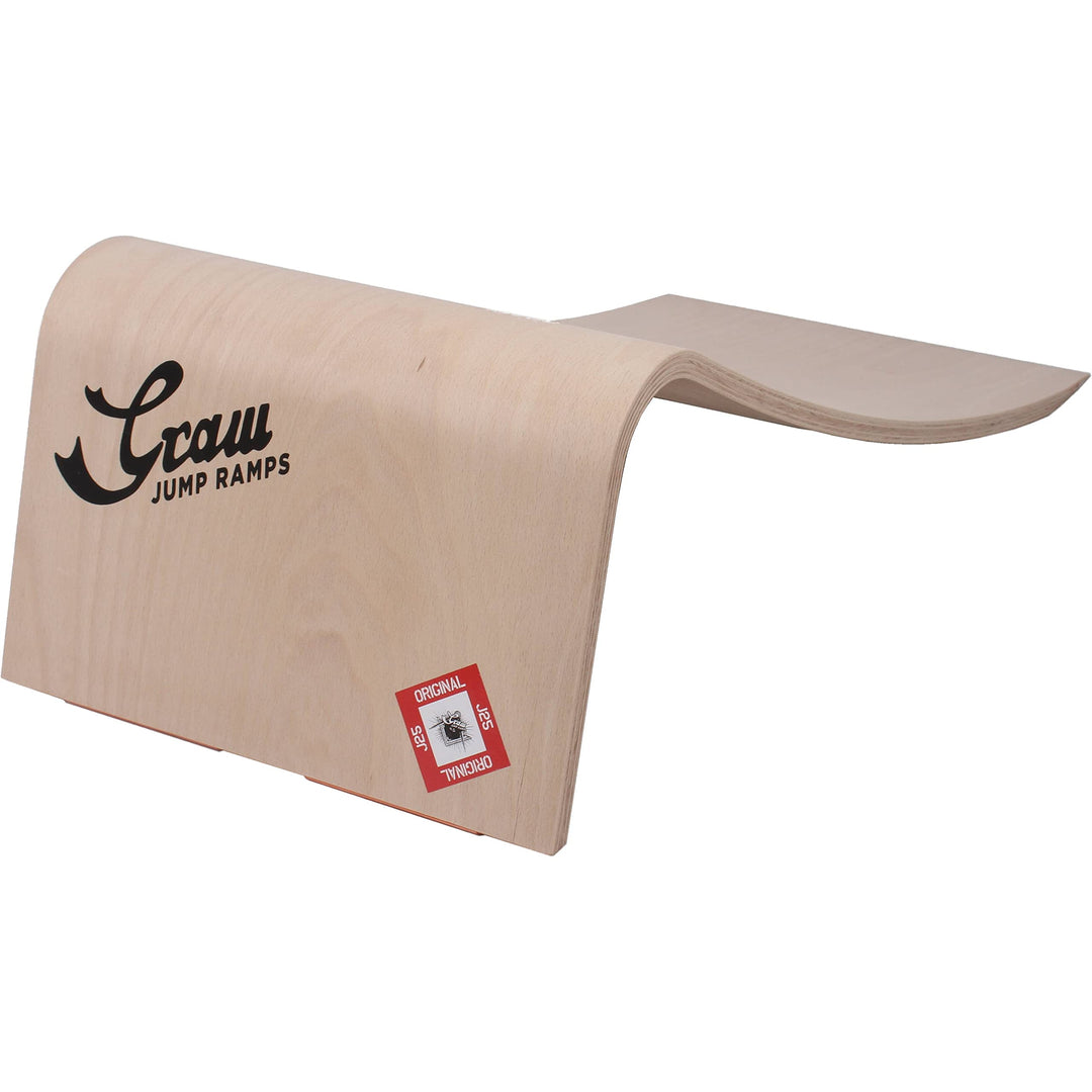 Graw Jump Ramps J25 Sprungrampe - 25 cm Höhe - Für Skateboard, Scooter, Roller, Skates, RC und ander
