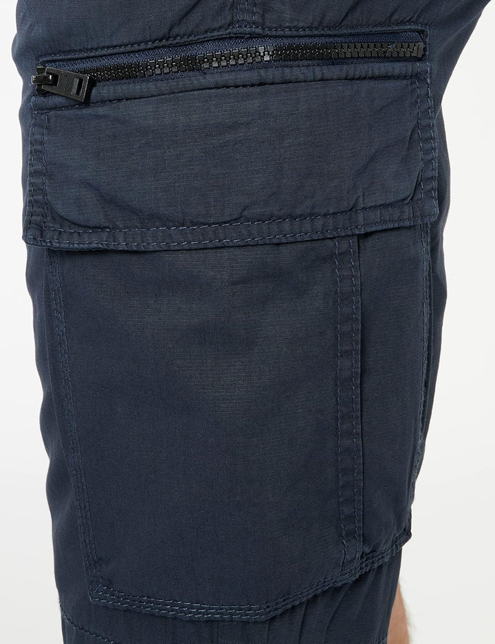 camel active Herren Cargo-Shorts mit Aufgesetzten Taschen Cargos 42W Senf, 42W Senf