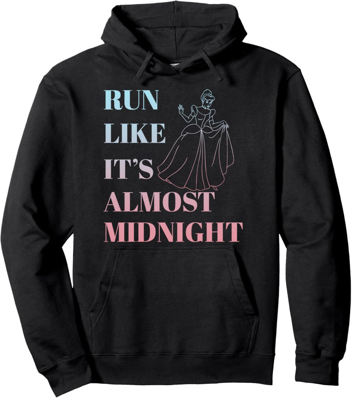 Disney Cinderella Run Like It's Almost Midnight Text Pullover Hoodie