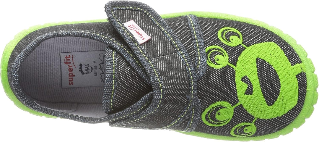 Superfit BILL Hausschuhe 1-000270 Jungen 28 EU Schwarz 0010, 28 EU Schwarz 0010