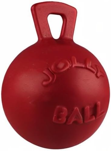Jolly Pets JOLL046A Hundespielzeug - Tug-n-Toss, 20 cm, rot, Unisex, Clear
