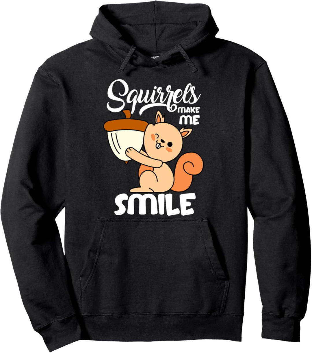 Squirrel Lachen Eichkätzchen Geschenk Eichhörnchen Pullover Hoodie