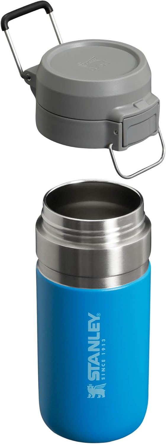 Stanley Quick Flip Trinkflasche Edelstahl - Hält 7+ Stunden Kalt - Wasserflasche BPA-Frei - Spülmasc
