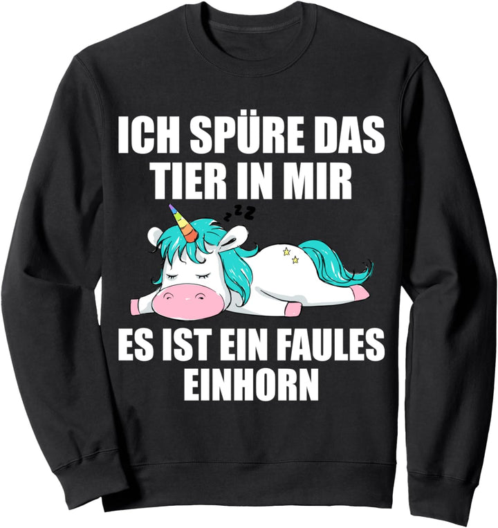 Lustiger Spruch Einhorn Mitarbeiterin Arbeitskollege Büro Sweatshirt